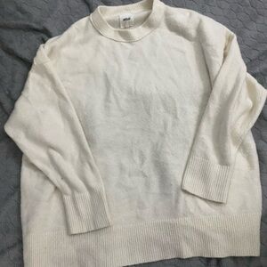Aerie Women's Cream Knit Sweater